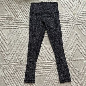Lululemon Black and White polka dot Leggings